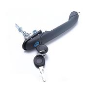 DYDGUTUFB Outer Door Handle 1pc Exterior Door Handle Key Lock Front Left Or Right 6N0837207C 6N0837207D for VW for Polo for Polo Van Estate Van for Sharan 1995-2010