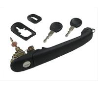 DYDGUTUFB Outer Door Handle 6n0837207c/d 2pcs Front Left Right Door Handle with 2 Same Keys for VW for Polo 1994-2001 for Sharan 1995-2010(Pcs)
