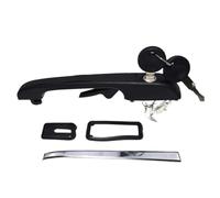 DYDGUTUFB Outer Door Handle Car for VW for Golf MK1 MK2 for Jetaa MK2 Door Handles Lock W/Keys Outside Exterior Front Rear Left Right 191837205A 191837206A(Front Left)