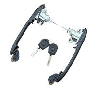 DYDGUTUFB Outer Door Handle Car for VW for Sharan 1995-2010 Front Left Right Door Handle with 2 Keys OEM:6K0837205 6K0837206