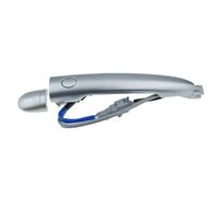 DYDGUTUFB Outer Door Handle Smooth Silver Outside Door Handle Smart Entry Front Rear Left Right for R&enault for Koleos 09-18 for Espace IV 80611-JZ00 80647-JY01A(Front Left)