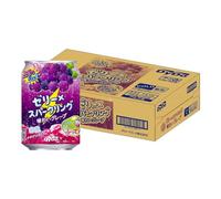 Dydo Japan Purusshu Jelly X Sparkling Drink Grape Flavour Flavoured Soda Drink 280g (24 Can)