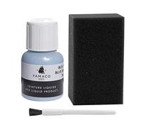 Dye Design Paint for Leather and Faux Leather Shoes, Trainers, with Sponge and Brush, Famaco Dye Liquid, (Sky Blue)