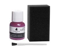 Dye Design Paint for Leather and Faux Leather Shoes, Trainers, with Sponge and Brush, Famaco Dye Liquid, (Purple Myrtille)