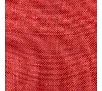 Dyed 10 oz Hessian Fabric 99cm Wide Choice of 11 Colours Table Runner Crafts (RED) (Fat - Quarter)