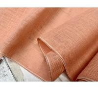 Dyed Hessian Jute Fabric Sacking Material - 10oz Fine Natural Burlap Wedding Table Runner Curtains - 150cm to 160cm Wide - Sold by The Metre - Salmon Pink