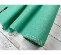 Dyed Hessian Jute Fabric Sacking Material - 10oz Fine Natural Burlap Wedding Table Runner Curtains - 150cm to 160cm Wide - Sold by The Metre - Mint Green