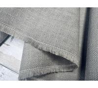 Dyed Hessian Jute Fabric Sacking Material - 10oz Fine Natural Burlap Wedding Table Runner Curtains - 150cm to 160cm Wide - Sold by The Metre - Grey