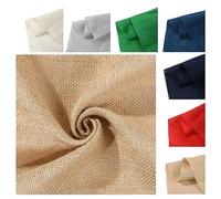 Dyed Jute Hessian Fabric,60 inch Extra Wide Cloth Burlap Material Upholstery,Table Runners Weddings Décor, Natural + 7 Colours. 10 Ounce, Neotrims UK. [Midnight Navy, 5 Meters]