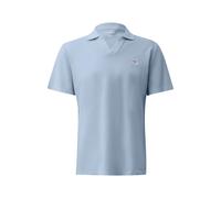Dyed Piece Cotton Piqué Polo s.Oliver Bleu 4XL