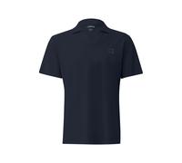 Dyed Piece Cotton Piqué Polo s.Oliver Bleu 4XL