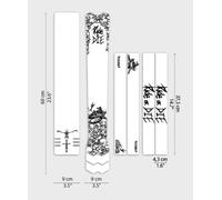 Dyedbro MTB Frame Protection Kit - Ride or Die Black