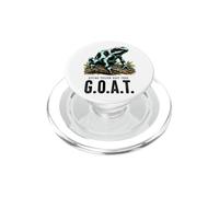 Dyeing Poison Dart Frog GOAT Vibrant Amphibian Illustration PopSockets PopGrip for MagSafe