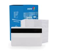 Dyestar Blank Hi-Co Mag Stripe and Signature Strip Plastic Cards, Pack of 100