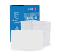 100 x Dyestar Blank Plastic Cards for ID Printing - Compatible with All Plastic Card Printers