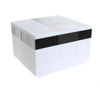 Dyestar White Plastic Cards with Hi-Co Magnetic Stripe (Pack of 100)