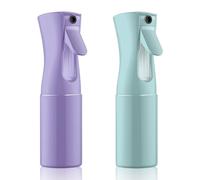 DYHNQE 2Pcs Hair Spray Bottles, 300ml Continuous Water Mister Empty Spray Bottle Fine Mist Empty Water Sprayer for Hair Salon Gardening Skin Care Blue Purple