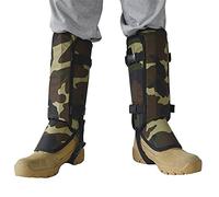 DYHQQ Snake Gaiters, Lower Leg Armor Anti-bite Snake Leggings Water Proof Snake Bite Protection for Lower Legs, Snake Proof Gaiters Fit for Men & Women, Adjustable Size,A