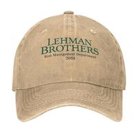 DYHVVD Unisex Hat Sport Casual Baseball Cap Lehman Brothers-Casual Baseball Cap for Adults Trucker hat Fishing Snapback Risk Management Spring Outdoor Classic