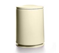 DYHWAC 10L Pressing Type Round Plastic Trash Can Double-Layer Multi-Purpose Bathroom/Bedroom Trash Can Nordic Household Cleaning Tool(Argento)