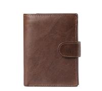 DYHWAC Genuine Leather Wallet Men's Cowhideold Short Discount Coin Wallet