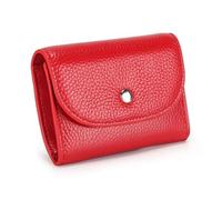 DYHWAC Genuine Leather Wallet Women's Cowhideold Short Coin Wallet