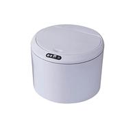 DYHWAC Intelligent Induction Waste Can Creative Desktop Office Office Office(Wit,13 * 21.5cm)