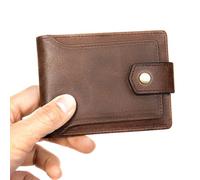 DYHWAC Men Genuine Leather Wallet Blocking Credit Card Holder