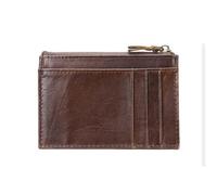 DYHWAC Men Genuine Leather Wallet Blocking Credit Card Holder Male