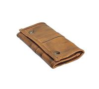 DYHWAC Men Genuine Leather Wallet Blocking Credit Card Holder Male
