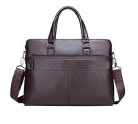 DYHWAC Men's Business Handbag shoulder briefcase Leisure diagonal cross bag