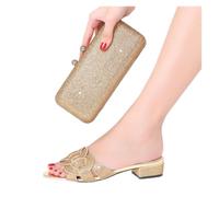 DYHWAC Slippers and Sandals Daily Party Bag with a Hand Bag Shoe Bag(41)