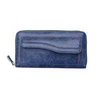 DYHWAC Women Genuine Leather Wallet Blocking Credit Card Holder Famale