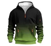 Dyhxuan Men's Sweatshirt with Hood Colour Gradient Hoodie Zip Up Pocket Hoodie Casual Long Sleeve Pullover Large Sizes Work Sweatshirts Men Long Sleeve Shirt Autumn Winter Sports Shirt Tops, Army