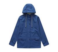 Dyhxuan Rain Jacket Women's Fleece Lined Softshell Jacket Waterproof Raincoat Plain Outdoor Jacket Loose Fleece Jacket Transition Windbreaker Autumn Winter Functional Jacket, blue, L