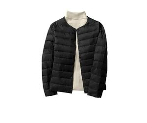 Dyhxuan Warm Puffer Jacket Women's Lightweight Quilted Jacket Plain Cotton Winter Down Jacket Long Sleeve Crew Neck Transition Jacket Teenager Girls Winter Coat Outdoor Jacket with Pocket M-4XL,