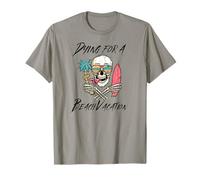 Dying for a Beach Vacation Funny Skeleton Summer Gift T-Shirt