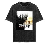 Dying Light Poster Unisex T-Shirt Printed Tee Graphic Top Men Black Shirt M