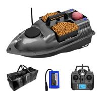 DYJD GPS Smart RC Wireless Bait Boat 2 kg Charging Automatic Feed Return Remote Control 500 m Distance Angel Nest Boat (Carbon Fibre)