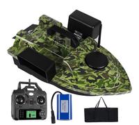 DYJD GPS Smart RC Wireless Bait Boat 2 kg Load Automatic Feed Return Remote Control 500 m Distance Fishing Nest Boat (Green)