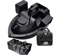 DYJD Smart RC Bait Boat GPS Position Auto Reuturn Wireless RC Three Warehouse Fishing Nest Boat with Double Motors,2KG Loading,12000mAh