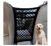 DYKESON Pet Barrier Dog Car Net Barrier with Car Mesh Organizer Baby Stretchable Storage Bag Universal for Cars, SUVs -Easy Install,Safer to Drive with Pets and Children, 3 Layer S