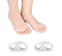 DYKOOK 5 Pairs of Silicone Tailor's Bunion Corrector,Pinky Toe Separator with 2 Loops,Little Toe Corrector,Overlapping Toe,Curled Small Toes Separator,Bunionette Pain Relief,Suitable for Kid & Adult