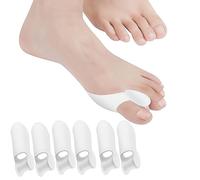 DYKOOK Bunion Corrector Toe Straightener and Bunion Toes Splints Big Toe Separators 6 X Gel Bunions Cushions Protector Hallux Valgus Big Toes Spacers Silicone One-Size Pads