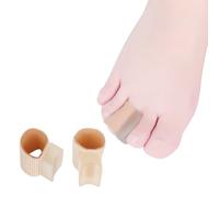 DYKOOK Bunion Toe Separators 2PCS Bunion Corrector for Overlapping Toe,Gel Toe Spacers with Soft Gel Lining for Pinky Toes,Hammertoes Straigthener,Bunion Pain Relief