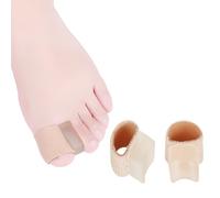 DYKOOK Bunion Toe Separators 2PCS Bunion Corrector for Overlapping Toe,Gel Toe Spacers with Soft Gel Lining for Big Toes,Hammertoes Straigthener,Bunion Pain Relief