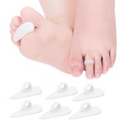 DYKOOK Gel Hammer Toe Support Crest 3 Pairs of Temporary Splint Crooked,Claw,Curled Toe Brace | One Loop Gel Toe Straightener Cushion Support