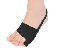 DYKOOK Tailors Bunion Corrector 1Pair Bunionette Sleeves Built-in Gel Pads Silicone Cover Guard With Non-slip Strap to Relief Bunion Pinky Toe Pain,Straighten Bunionette,Overlapping toe(Black-XL)