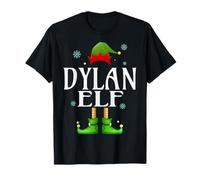 Dylan Elf Xmas Funny Men's Family Matching Christmas Dylan T-Shirt