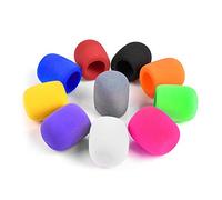 Dylan-EU 10 Pcs 10 Colors Microphone Sponge Protective Cover
